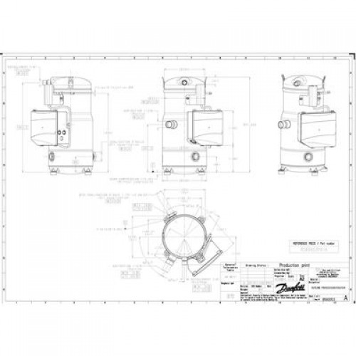 DANFOSS PSH034A4CLD Спиральный компрессор(пр. класс 1770947900) 