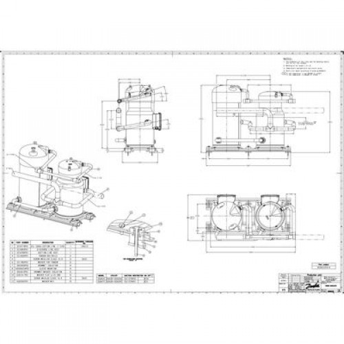 DANFOSS DSH485A4APC Компрессор спиральный 