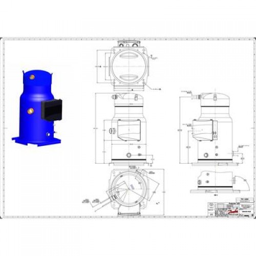 DANFOSS DSH295A4APC Компрессор спиральный 