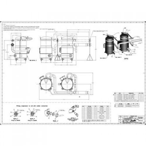 DANFOSS DSH090A4ALD Компрессор спиральный 