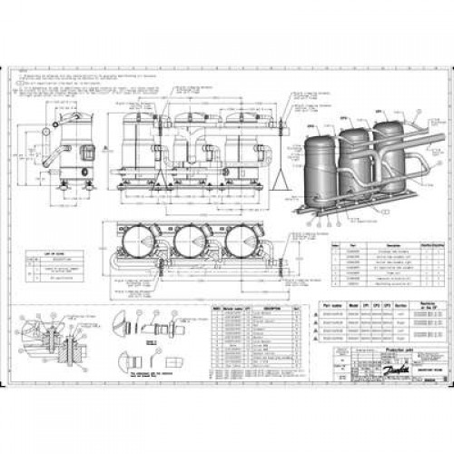 DANFOSS DSH140A4ALD Компрессор спиральный 