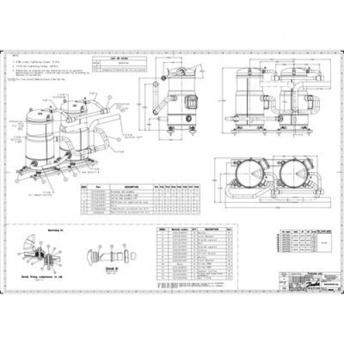 DANFOSS DSH161A4ALD Компрессор спиральный 