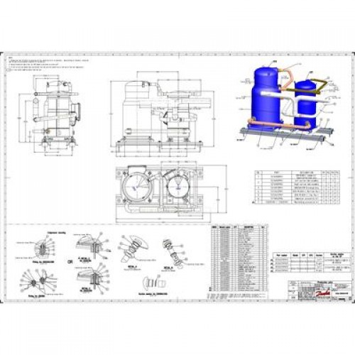 DANFOSS DSH184A4ALD Компрессор спиральный 