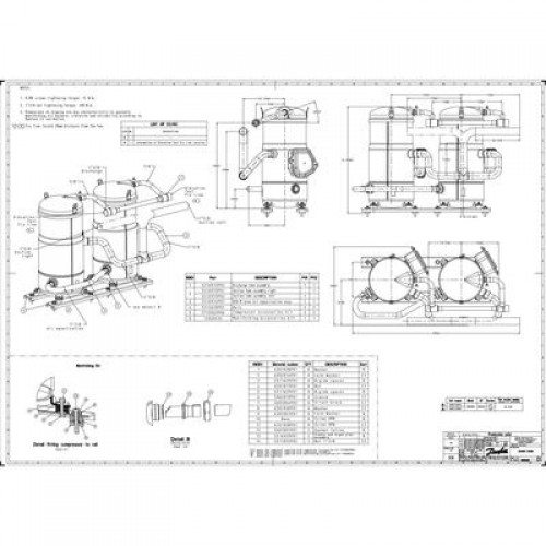 DANFOSS DSH184A4ALD Компрессор спиральный 