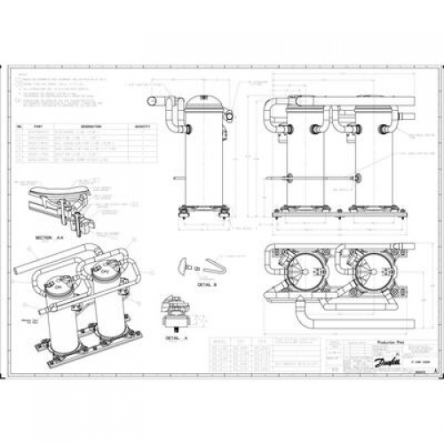 DANFOSS DCJ091T4LC8 Компрессор спиральный 