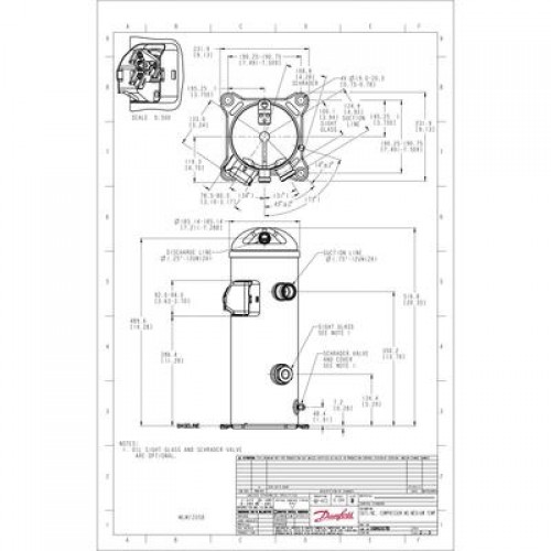DANFOSS MLZ066T4LQ9A Компрессор спиральный 