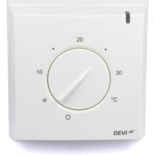 DEVI DEVIreg 132 140F1011 — Электронный терморегулятор с накладным корпусом, с датчиком пола 