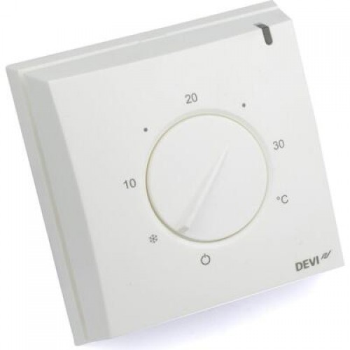 DEVI DEVIreg 132 140F1011 — Электронный терморегулятор с накладным корпусом, с датчиком пола 