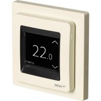 DEVI DEVIreg Touch 140F1078 — Программируемый терморегулятор с сенсорным дисплеем, бежевый 140F1078