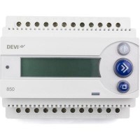 DEVI DEVIreg 850 IV 140F1084 — Программируемый микропроцессорный терморегулятор для систем снеготаяния, с блоком питания 140F1084