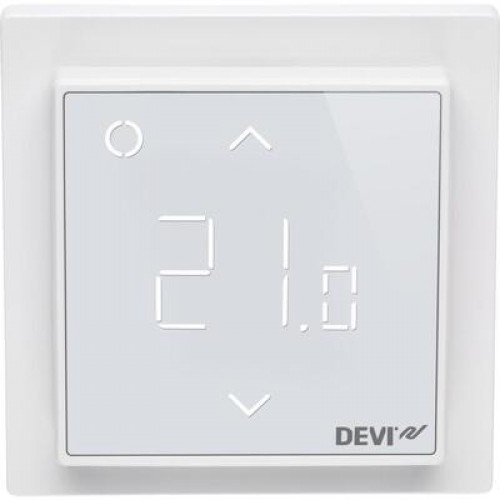 DEVI DEVIreg Smart 140F1140 — Программируемый терморегулятор интеллектуальный с Wi-Fi, полярно-белый 
