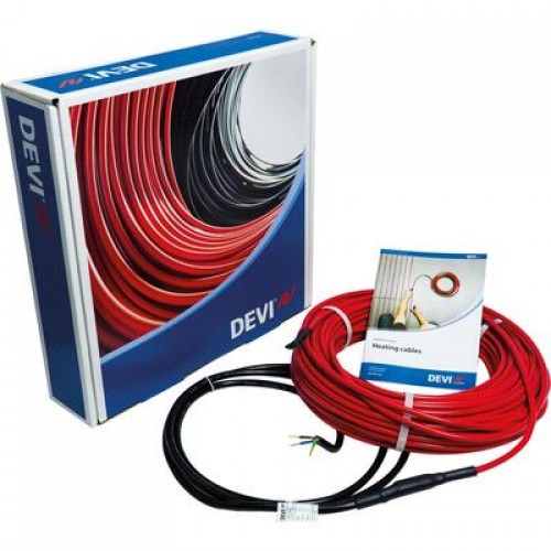 DEVI DEVIflex 18T (DTIP-18) 140F1242 — Двухжильный нагревательный кабель, мощность 820 Вт при 230 В, длина 44 м 