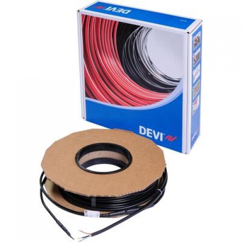 DEVI DEVIsafe 20T 140F1285 — Двухжильный нагревательный кабель, мощность 2690 Вт при 230 В, длина 135 м 