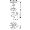 DANFOSS 148B5000 — Запорный клапан SVA-S 6 D ANG H-WHEEL 