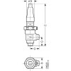 DANFOSS 148B5021 — Запорный клапан SVA-S 6 A ANG CAP 