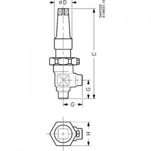 DANFOSS REG-SA 10 Клапан регулятор расхода 