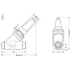 DANFOSS 148B5231 — Запорный клапан SVA-S 15 A STR CAP 