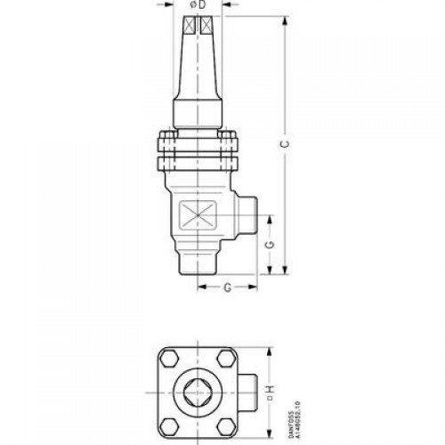 DANFOSS REG-SA 25 A ANG Клапан регулятор расхода 