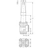 DANFOSS 148B5703 — Клапан обратный с запорной функцией SCA-X 50 A 