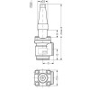 DANFOSS 148B5801 — Запорный клапан SVA-S 65 