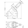 DANFOSS 148B6031 — Запорный клапан SVA-S 100 A STR CAP 