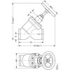 DANFOSS 148B6110 — Запорный клапан SVA-S 125 D STR H-WHEEL 