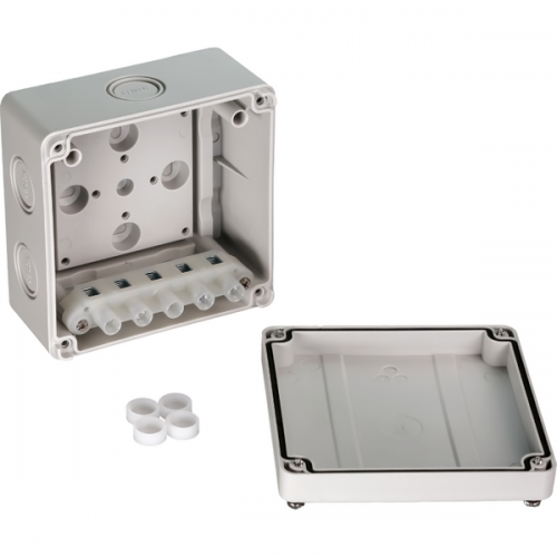 РИДАН 21RT0928R — Коробка распределительная M BOX, 110х110х67 мм, IP66/IP67, серая 
