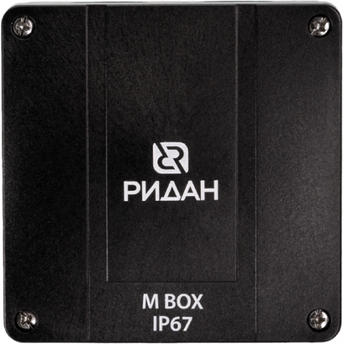 РИДАН 21RT0929R — Коробка распределительная M BOX, 110х110х67 мм, IP66/IP67, черная 