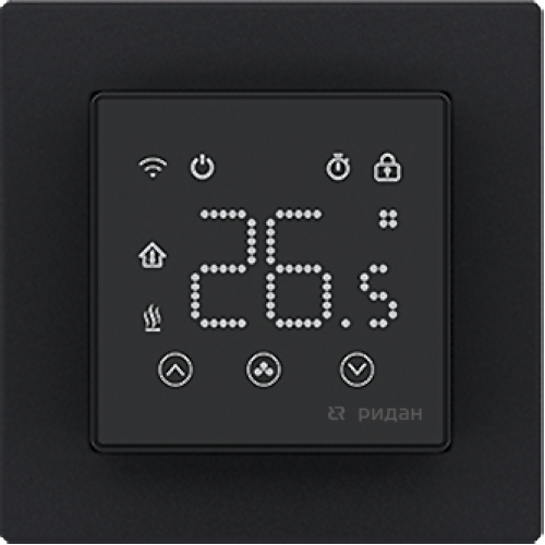 РИДАН 21RT1055R — Нагревательный мат TF-150 7 м² с терморегулятором Clever (черный) 