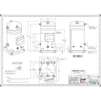 DANFOSS SY300A4CBI компрессор спиральный SY300A4CBI